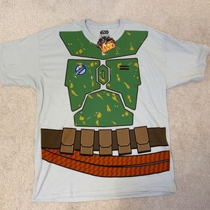 Star Wars Mens I Am Boba Fett Costume Adult T-Shirt - XL